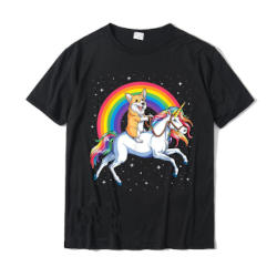 Camiseta de un unicornio y un arcoíris