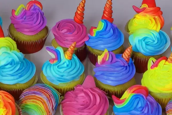 Cupcakes de unicornio
