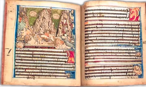 Una edición medieval de la biblia