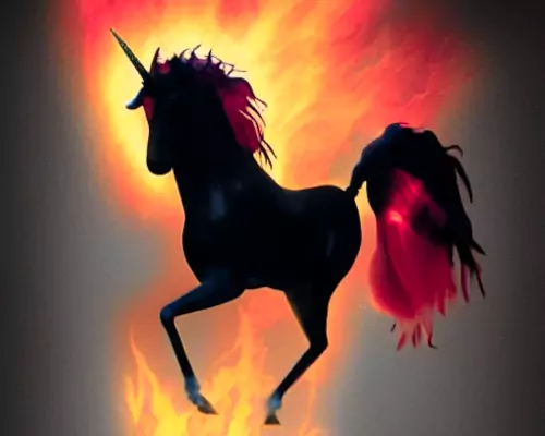 El significado del unicornio de fuego