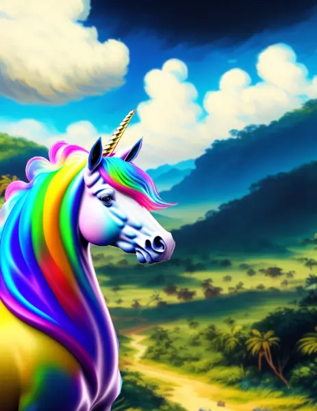 Significado del unicornio del color del arcoÃ­ris